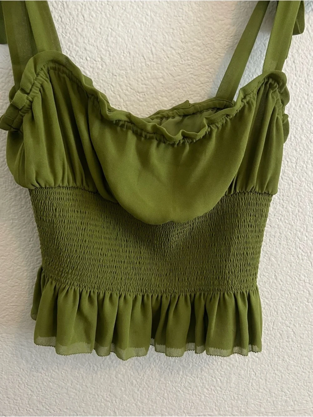 Aritzia Wilfred Green Ballad Camisole Size M - Picture 4 of 6